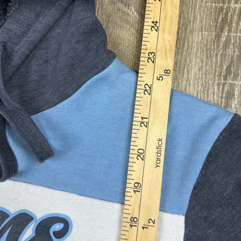 NFL Tennessee Titans Hoodie Womens Small Navy Blue Colorblock Team Apparel Logo - Picture 6 of 6